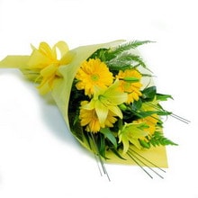 Ankara Eryaman çiçek gönderme firmamızdan size özel 1 adet kazablanka ve gerberalar