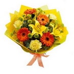Ankara Eryaman çiçek gönder firması şahane ürünümüz Kır çiçekleri ve gerbara buketi