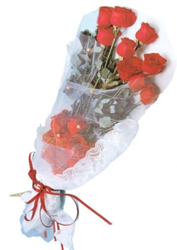 Ankara Eryaman Elvankent Çiçekçi firma ürünümüz 9 adet kırmızı gülden buket
