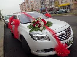 Ankara Eryaman çiçekli düğün gelin arabası süslemesi sünnet arabası süsleme